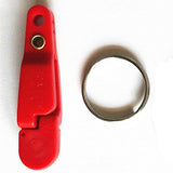 Heavy Tension Snap Release Clip with Rings - 10 Pack