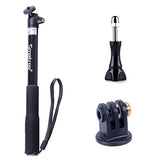 Extendable Aluminum Selfie Stick/Monopod Compatible for GoPro