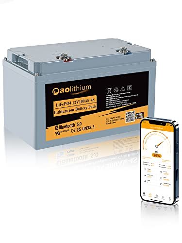 AOLITHIUM 12V 100Ah Deep Cycle LiFePO4 Lithium Battery - Save $30 with –  Kokanee Addict Fishing