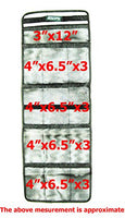 KUFA Sports Vented Kokanee Flasher Organizer (with 12 of 4"x6.5" and one 12"x3" Pocket) FB103, Black, Medium